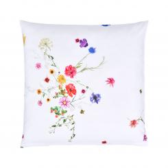 Christian Fischbacher Satin FLEURES VOLANTES 