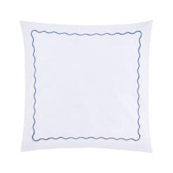 Christian Fischbacher Satin Luxury Frames ONDA taubenblau 