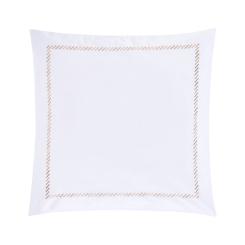 Christian Fischbacher Satin Luxury gold RAYAS taubenblau 