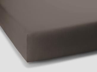 FORMESSE Bella Donna Jersey Spannbettlaken 90x190 - 100x220 Trüffel 