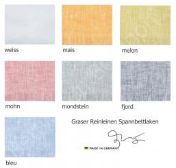 Graser Spannbettlaken Reinleinen 